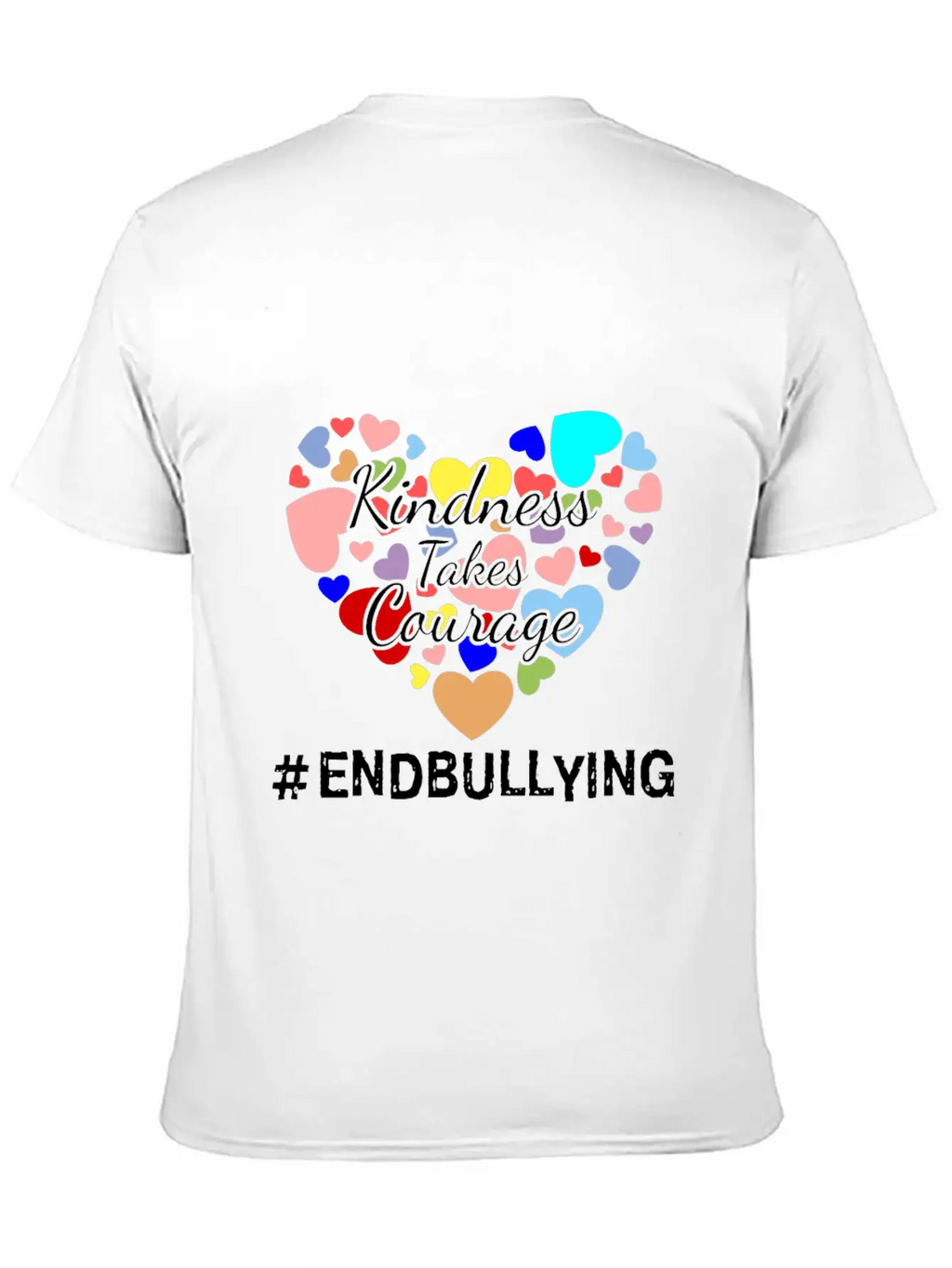 Kindness Takes Courage Anti-bullying Unity Day Tee Essential Cotton Tee For Daily Outfits – Unisex Style