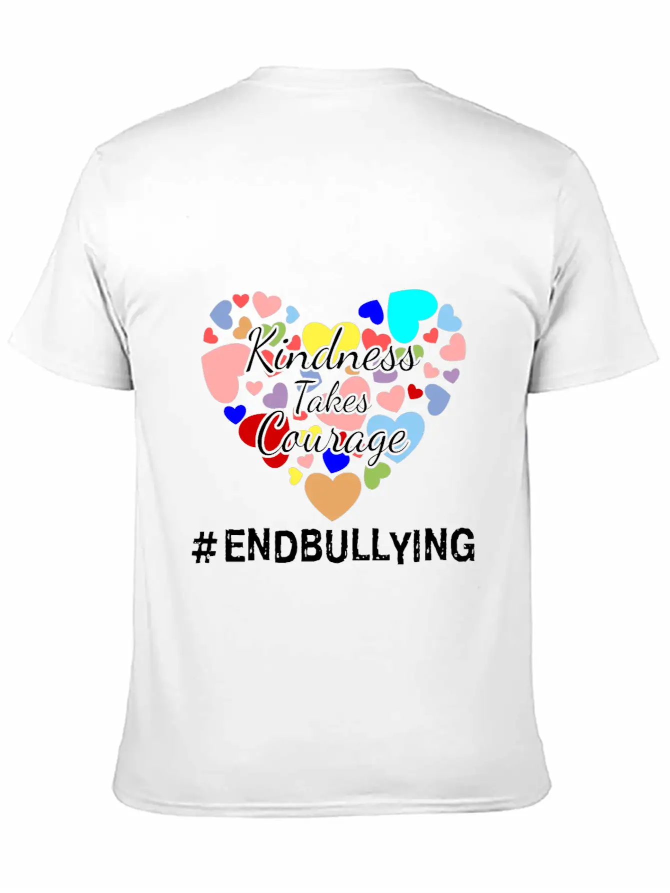 Kindness Takes Courage Anti-bullying Unity Day Tee Essential Cotton Tee For Daily Outfits – Unisex Style