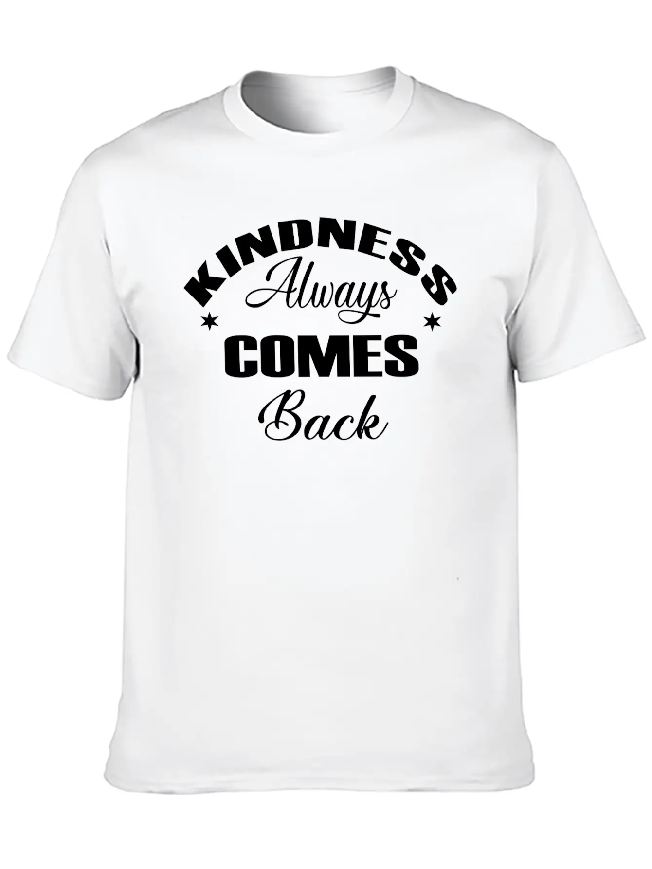 Kindness Unisex Short Sleeve Soft Cotton T-Shirt – Casual Everyday Wear