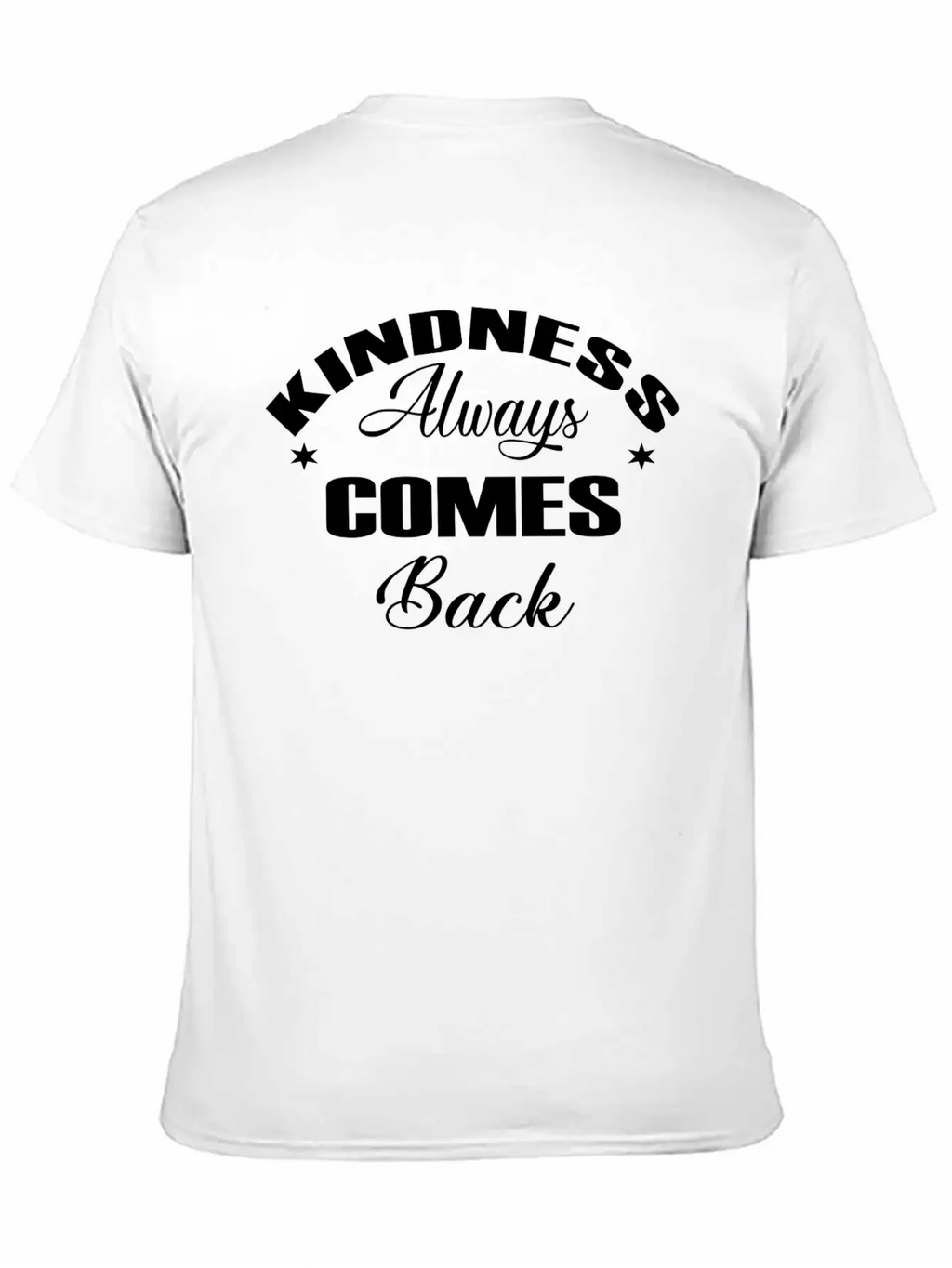 Kindness Unisex Short Sleeve Soft Cotton T-Shirt – Casual Everyday Wear