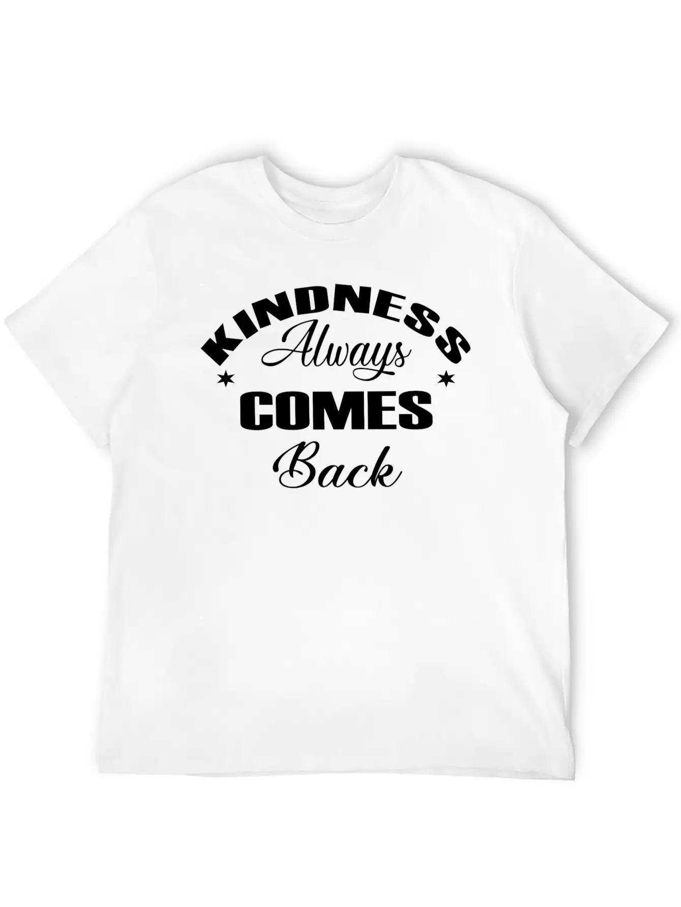 Kindness Unisex Short Sleeve Soft Cotton T-Shirt – Casual Everyday Wear