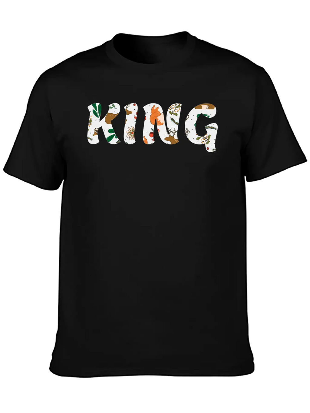 KING Casual Graphic T-Shirt – Simple And Comfortable Daily Wear