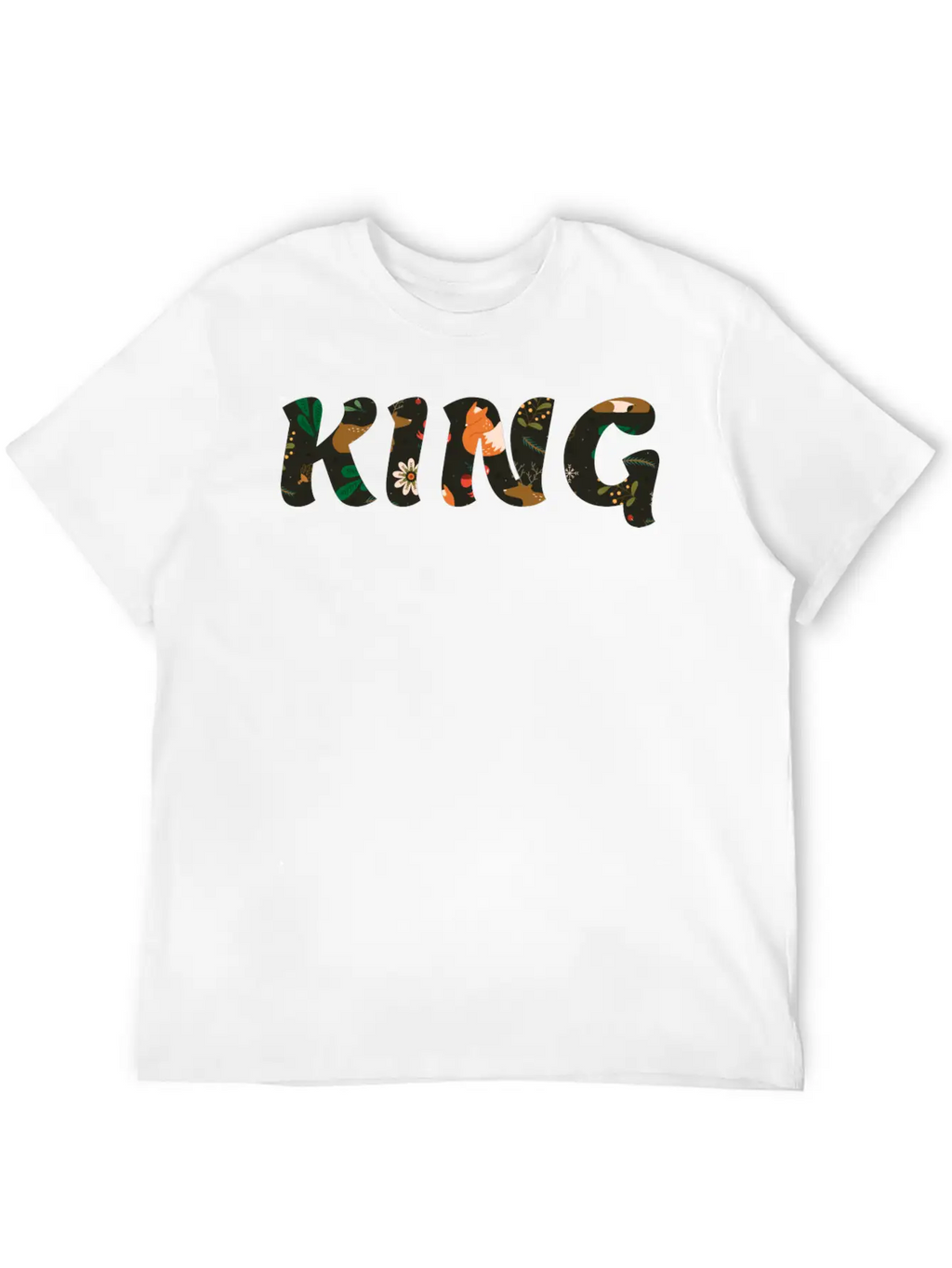 KING Casual Graphic T-Shirt – Simple And Comfortable Daily Wear