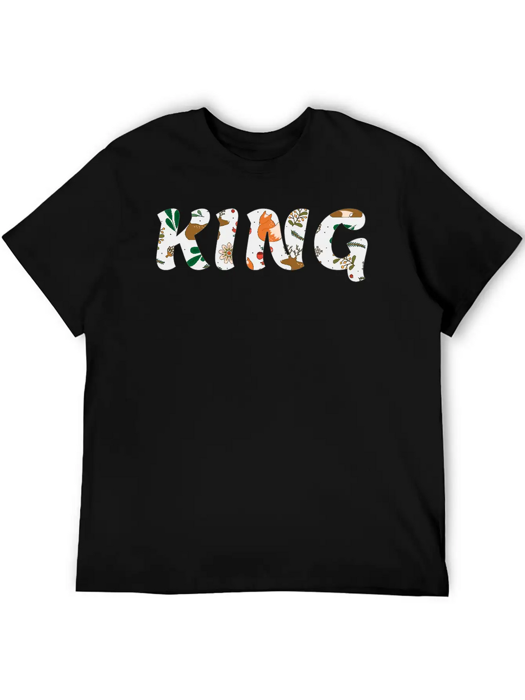 KING Casual Graphic T-Shirt – Simple And Comfortable Daily Wear