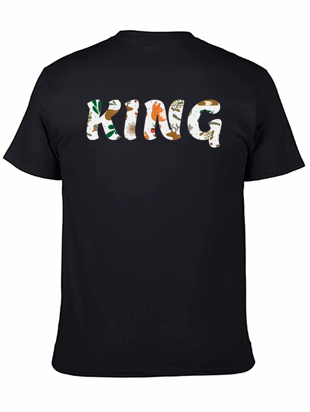 KING Casual Graphic T-Shirt – Simple And Comfortable Daily Wear