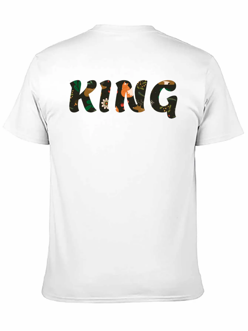 KING Casual Graphic T-Shirt – Simple And Comfortable Daily Wear