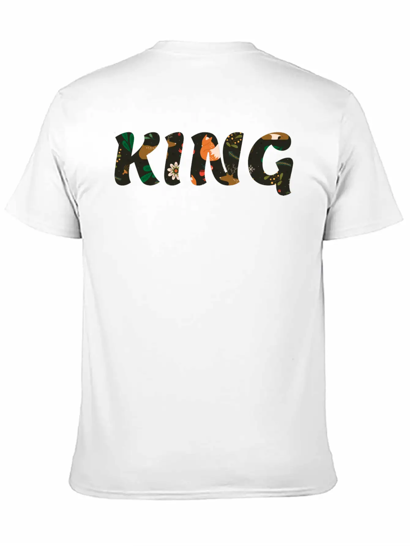 KING Casual Graphic T-Shirt – Simple And Comfortable Daily Wear