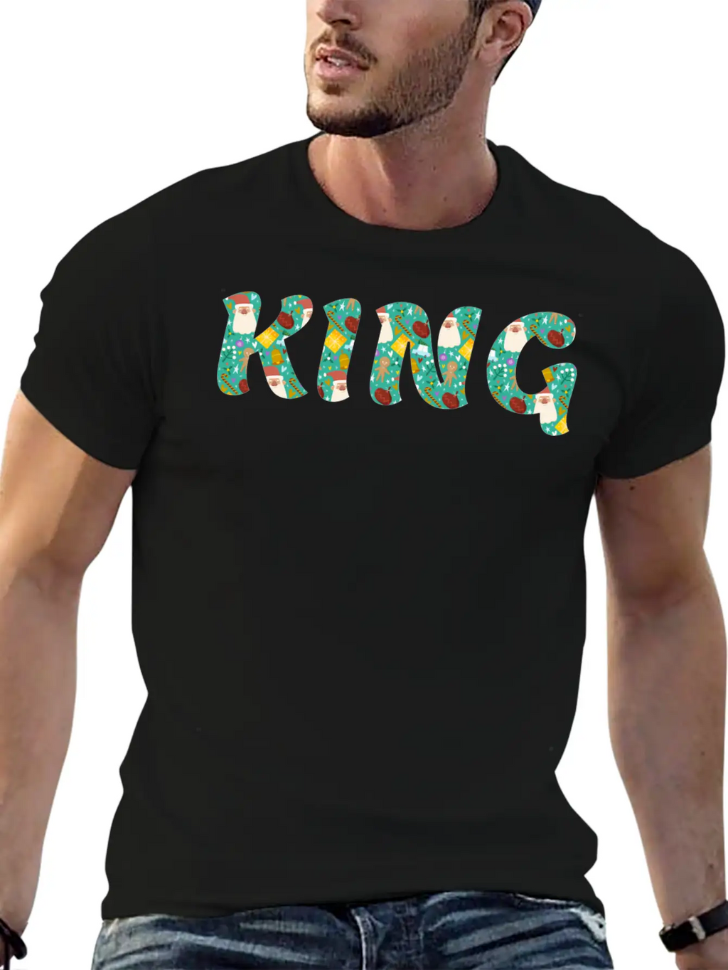 KING Classic Fit Graphic Tee For Daily Comfort – Unisex Cotton Shirt