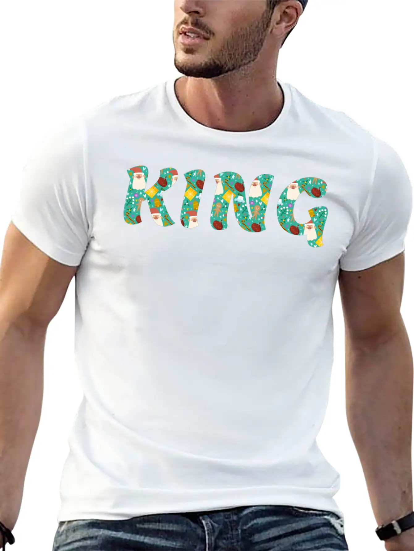 KING Classic Fit Graphic Tee For Daily Comfort – Unisex Cotton Shirt