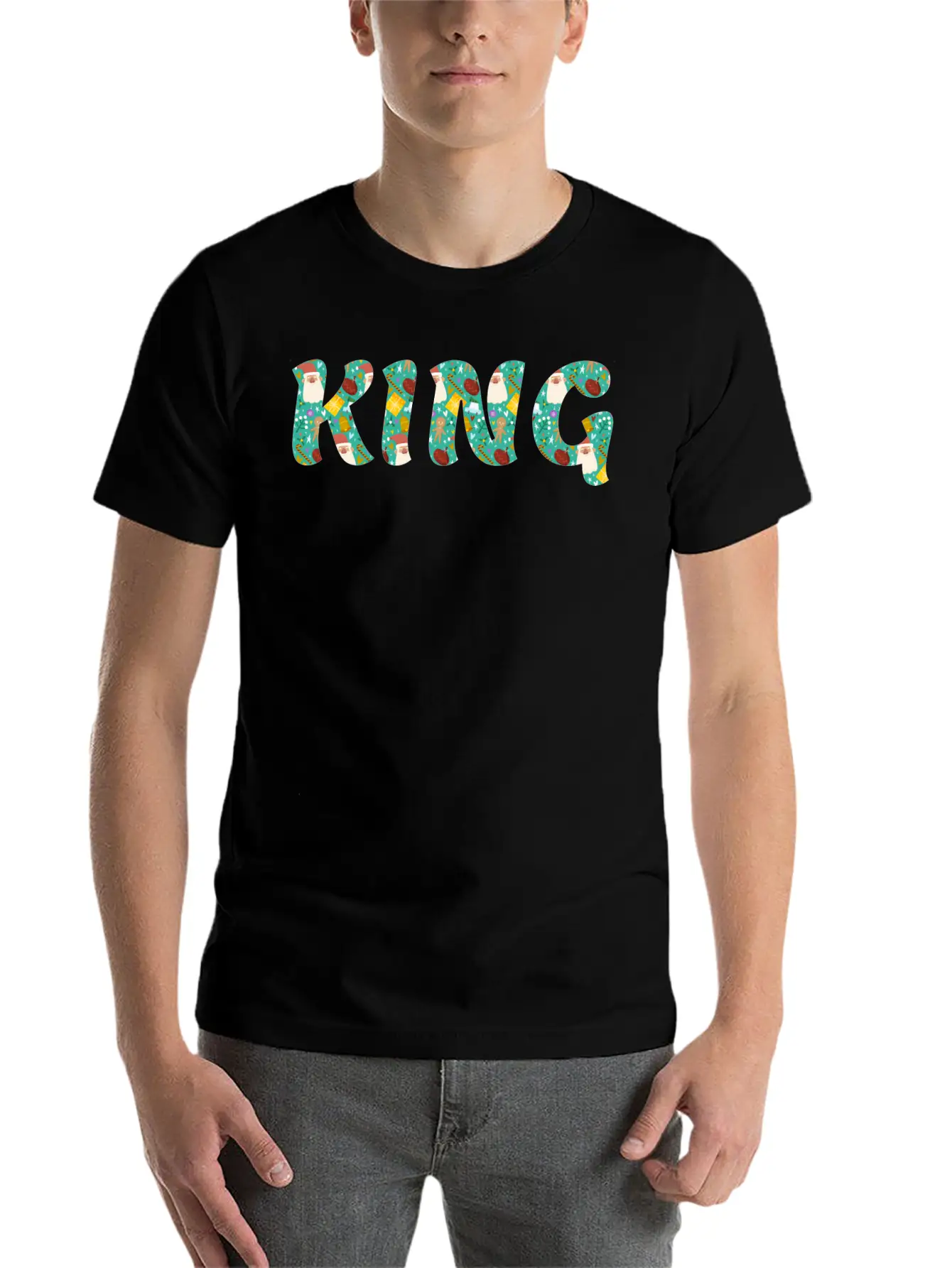 KING Classic Fit Graphic Tee For Daily Comfort – Unisex Cotton Shirt