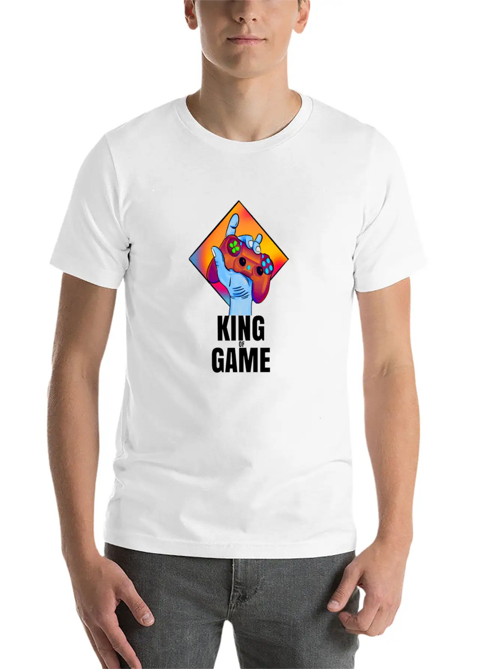 King Of Game Unisex Casual T-Shirt – Clean Design For Daily Comfort