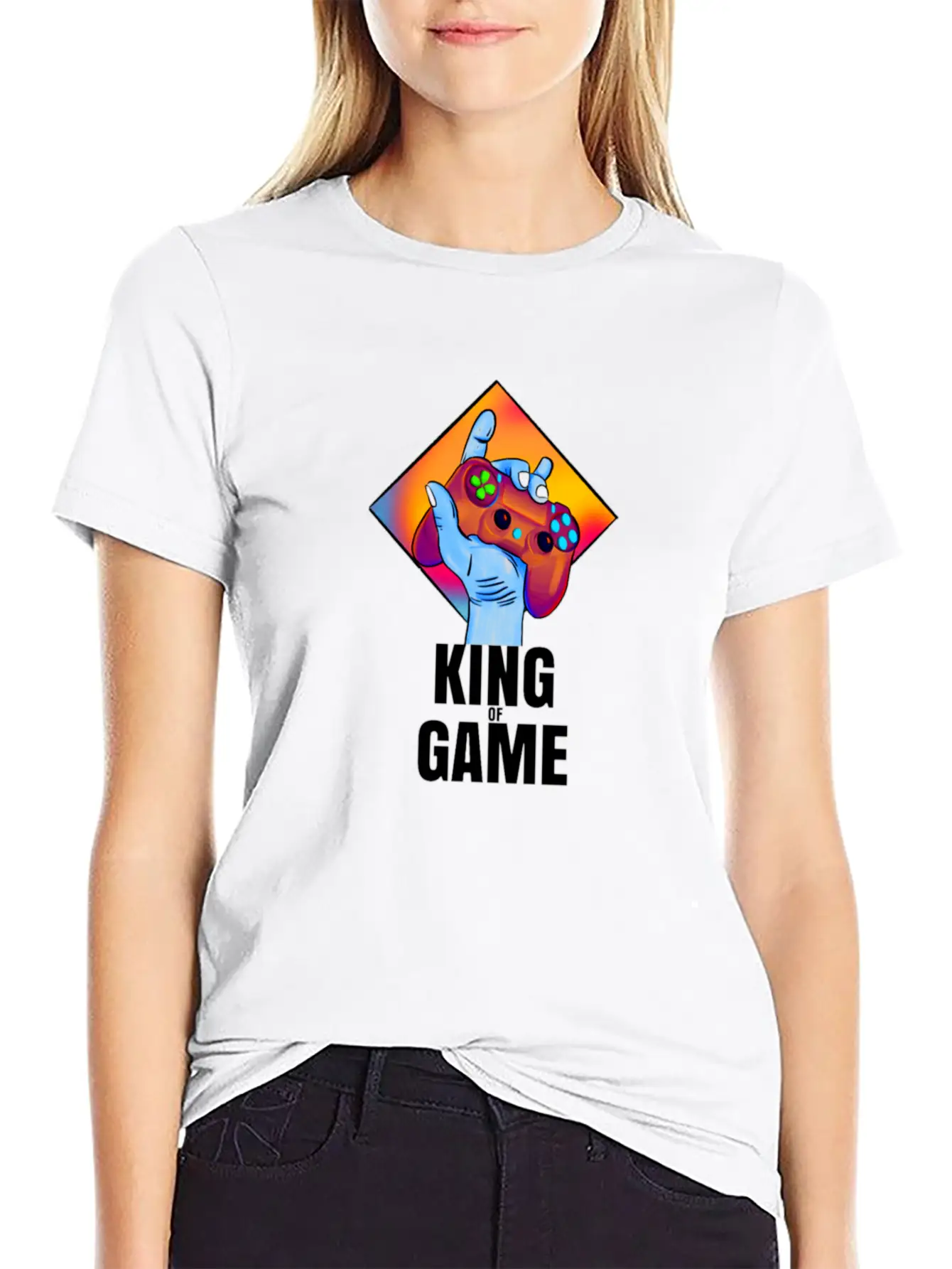 King Of Game Unisex Casual T-Shirt – Clean Design For Daily Comfort