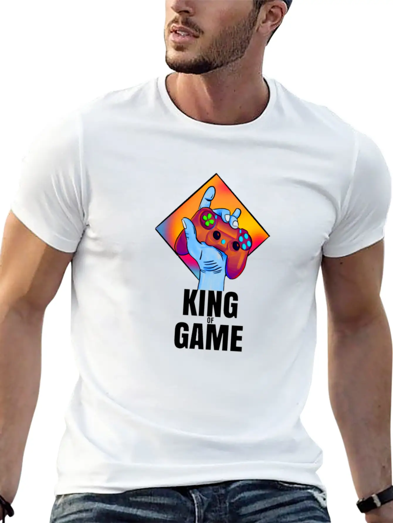 King Of Game Unisex Casual T-Shirt – Clean Design For Daily Comfort