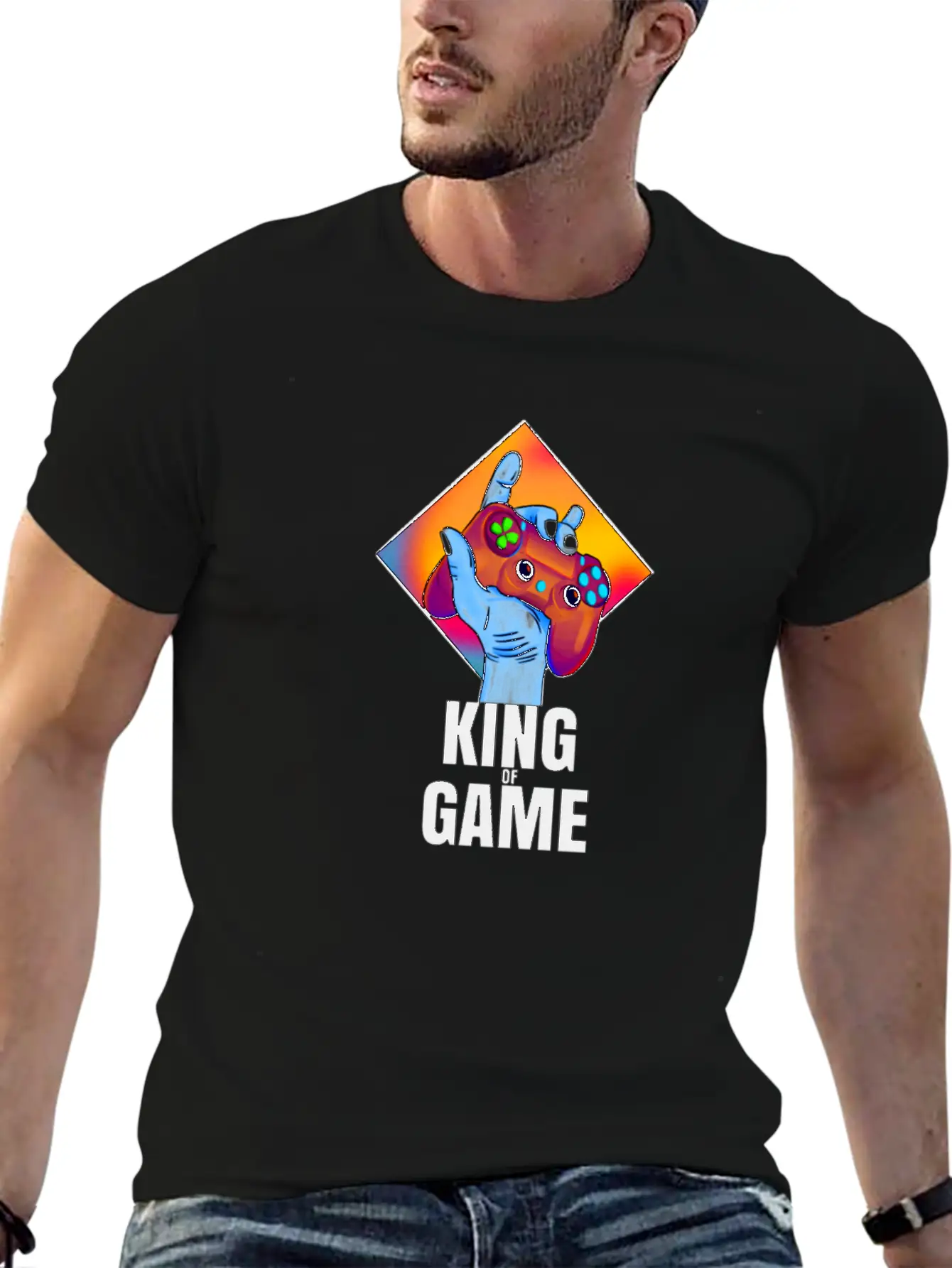 King Of Game Unisex Casual T-Shirt – Clean Design For Daily Comfort