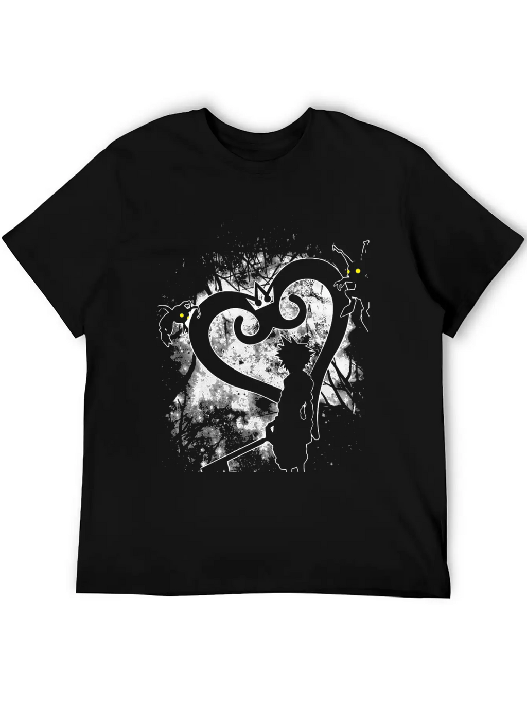 Kingdom Hearts Fan T-shirt Casual Graphic T-Shirt – Simple And Comfortable Daily Wear