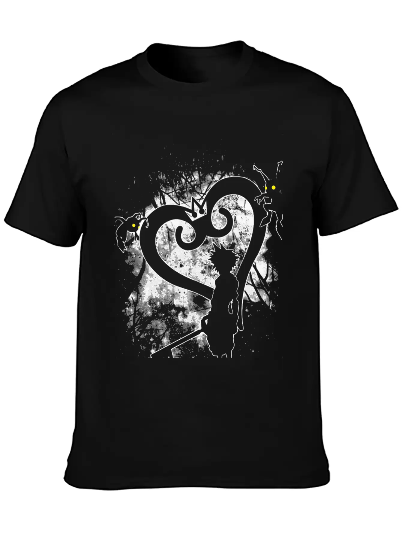 Kingdom Hearts Fan T-shirt Casual Graphic T-Shirt – Simple And Comfortable Daily Wear