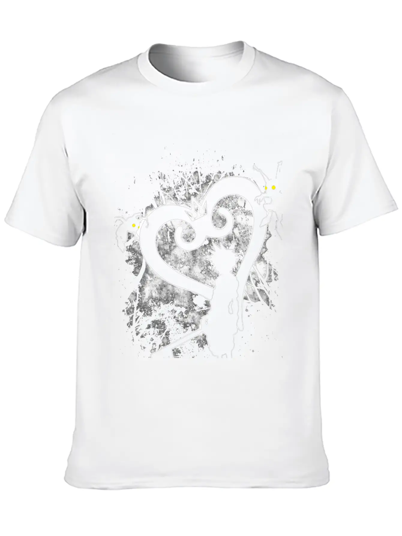 Kingdom Hearts Fan T-shirt Casual Graphic T-Shirt – Simple And Comfortable Daily Wear