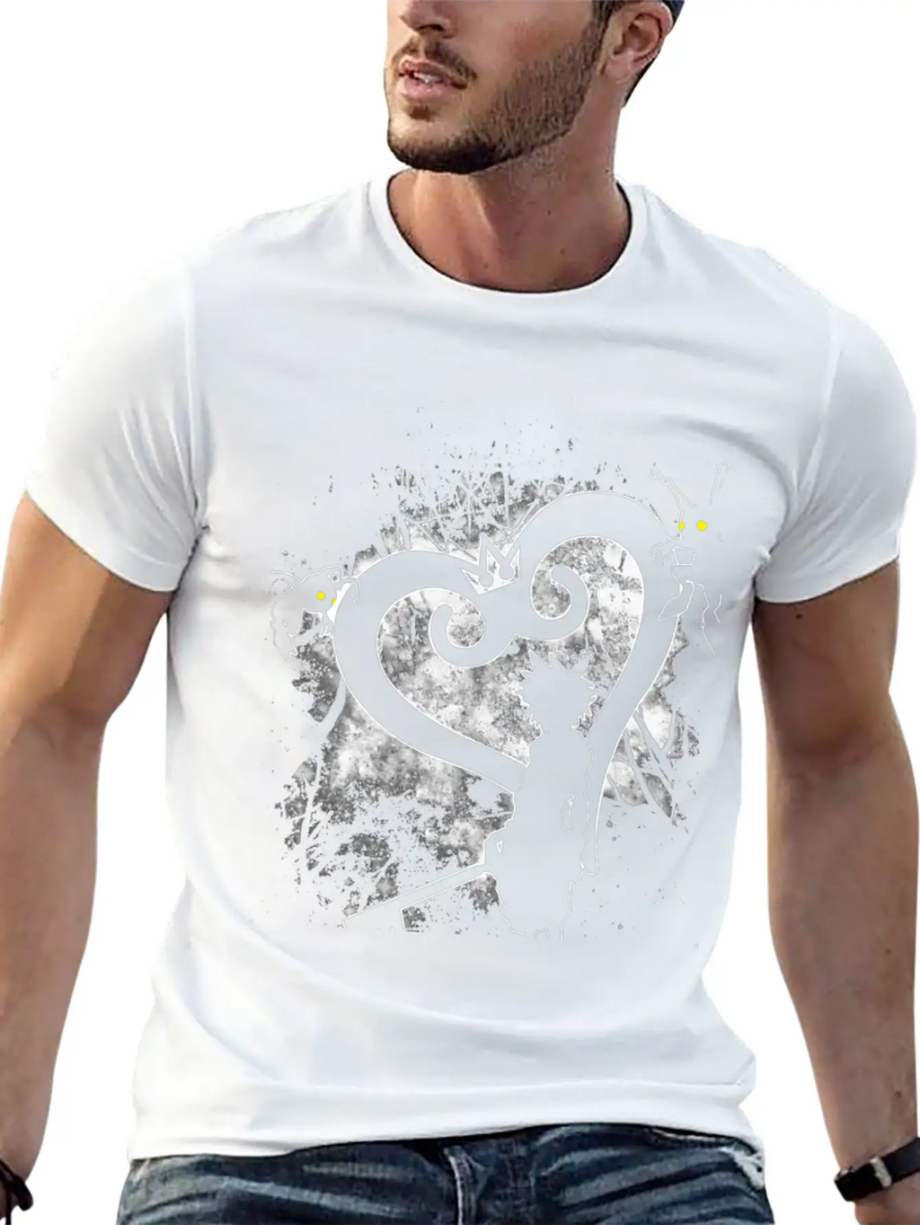 Kingdom Hearts Fan T-shirt Casual Graphic T-Shirt – Simple And Comfortable Daily Wear