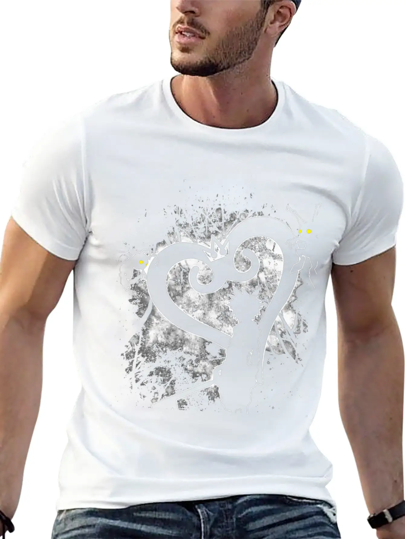 Kingdom Hearts Fan T-shirt Casual Graphic T-Shirt – Simple And Comfortable Daily Wear