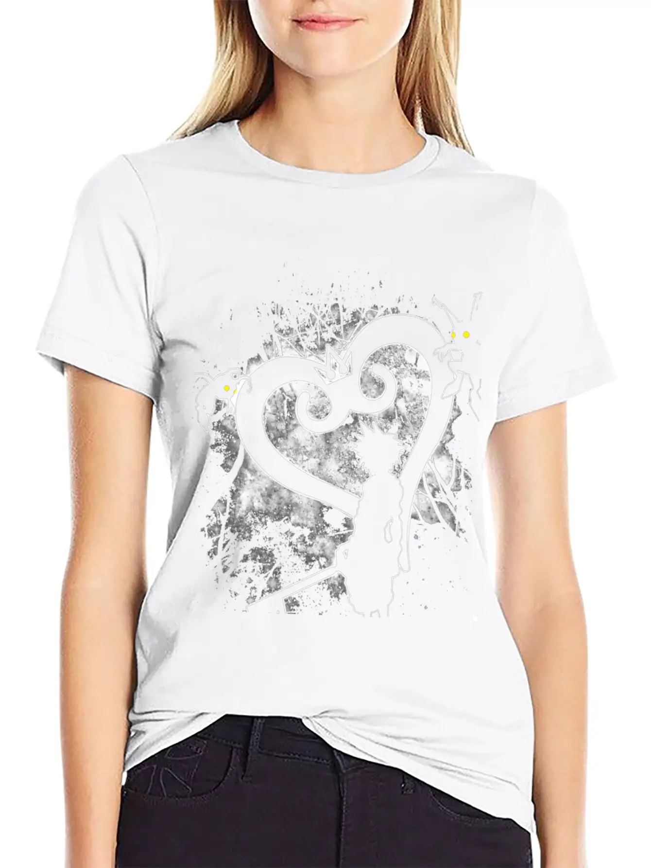 Kingdom Hearts Fan T-shirt Casual Graphic T-Shirt – Simple And Comfortable Daily Wear