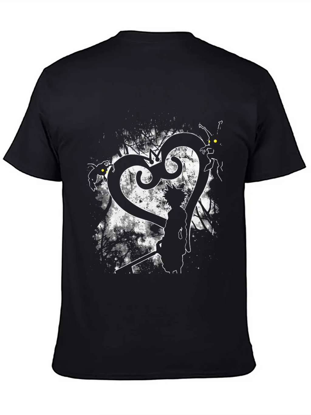 Kingdom Hearts Fan T-shirt Casual Graphic T-Shirt – Simple And Comfortable Daily Wear