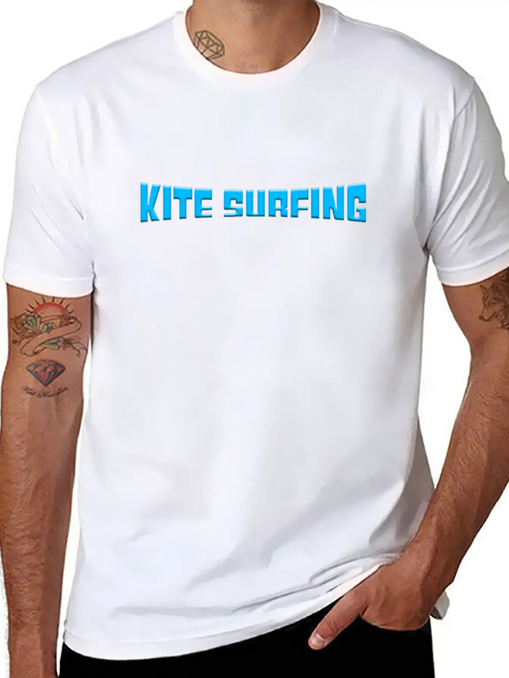Kite Surfing Stylish Everyday T-Shirt – Unisex Basic Cotton Tee