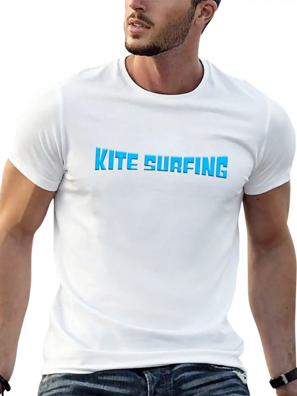 Kite Surfing Stylish Everyday T-Shirt – Unisex Basic Cotton Tee