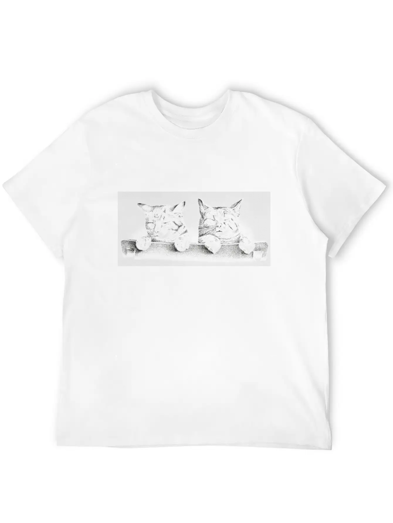 Kitty Cats Unisex Casual T-Shirt – Clean Design For Daily Comfort