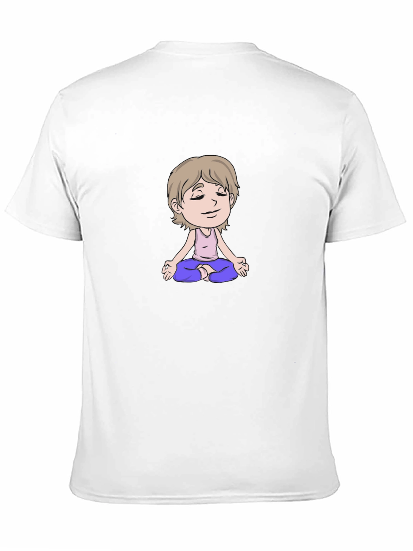 Meditating Cartoon T-Shirt