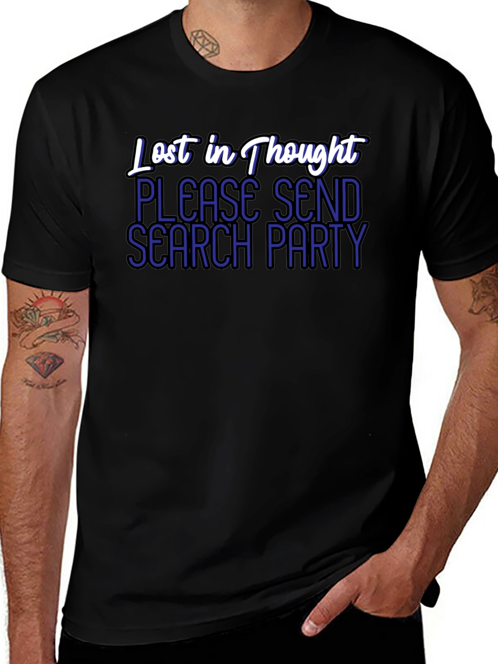 Lost in Thought T-Shirt - Send a Search Party!