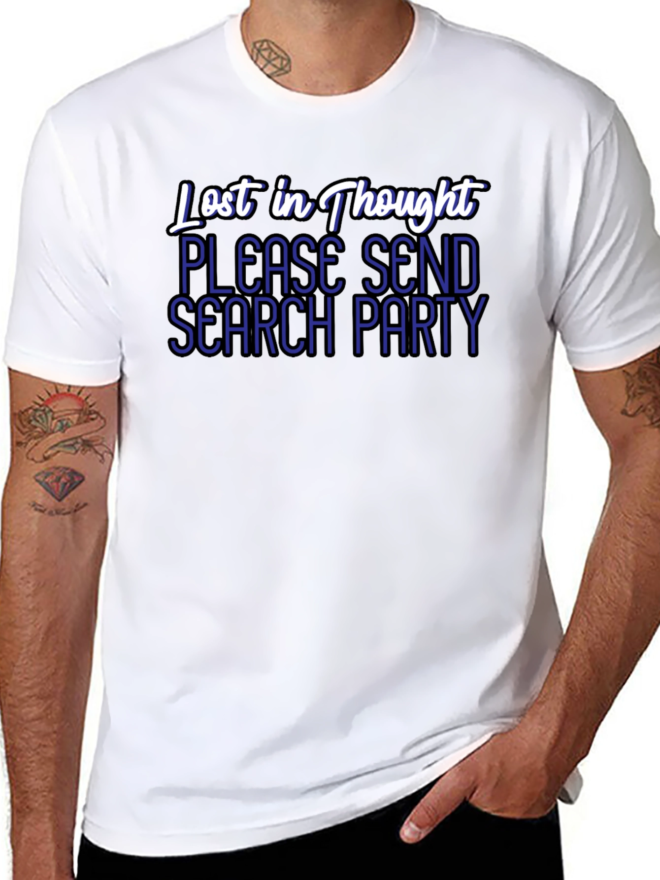 Lost in Thought T-Shirt - Send a Search Party!