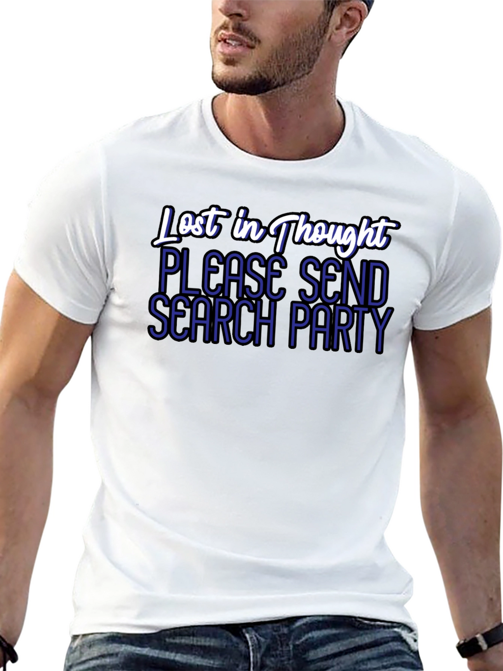 Lost in Thought T-Shirt - Send a Search Party!