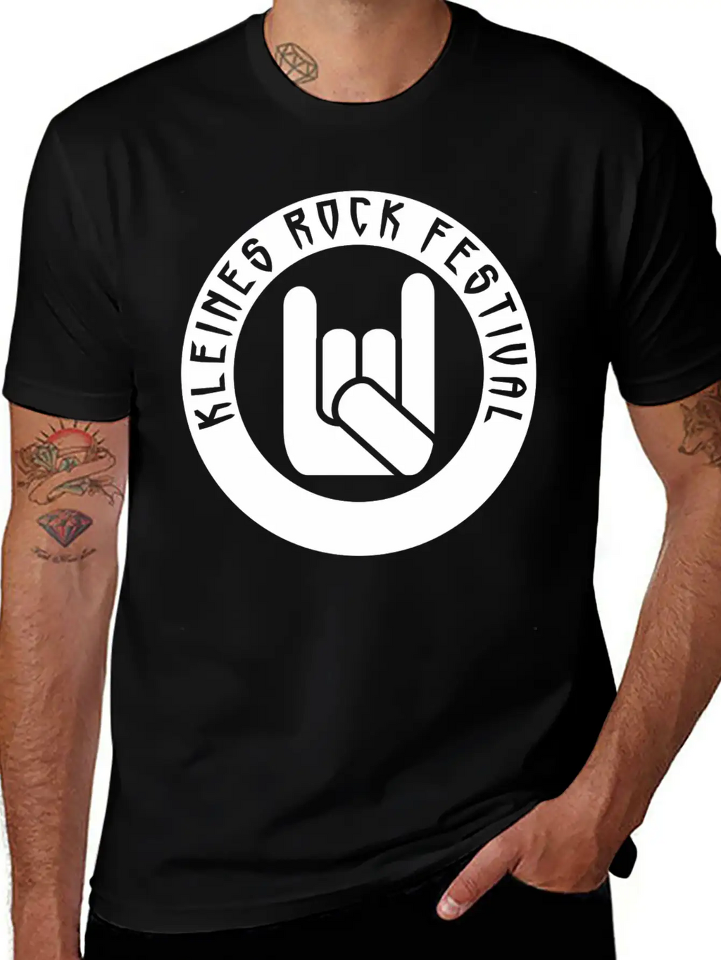 Kleines Rock Festival Stylish Everyday T-Shirt – Unisex Basic Cotton Tee