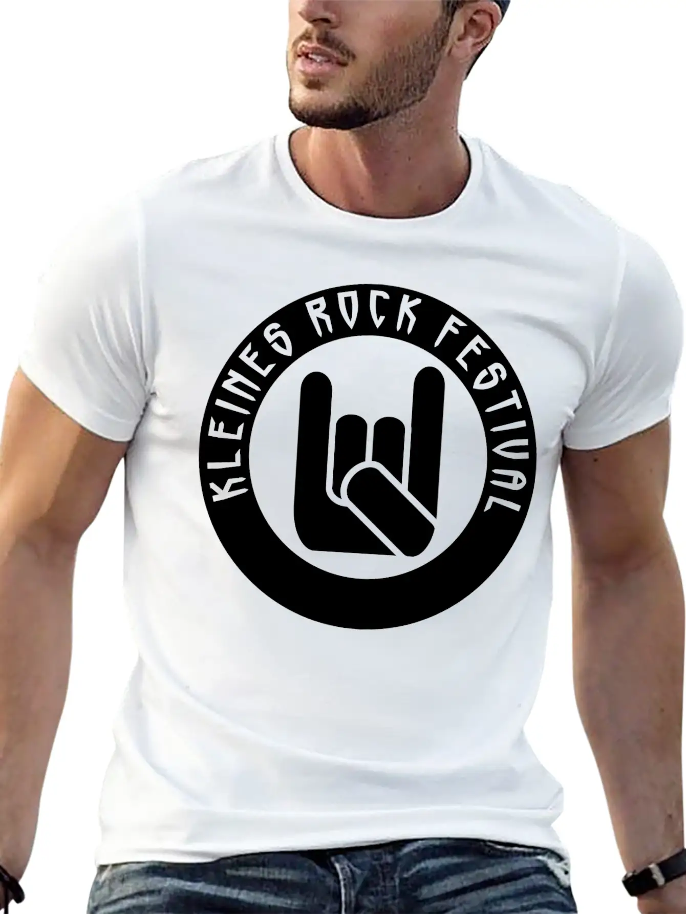 Kleines Rock Festival Stylish Everyday T-Shirt – Unisex Basic Cotton Tee