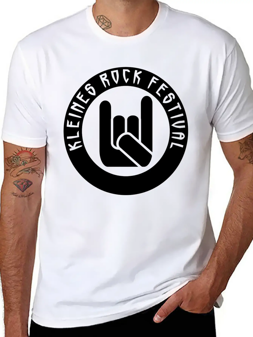Kleines Rock Festival Stylish Everyday T-Shirt – Unisex Basic Cotton Tee