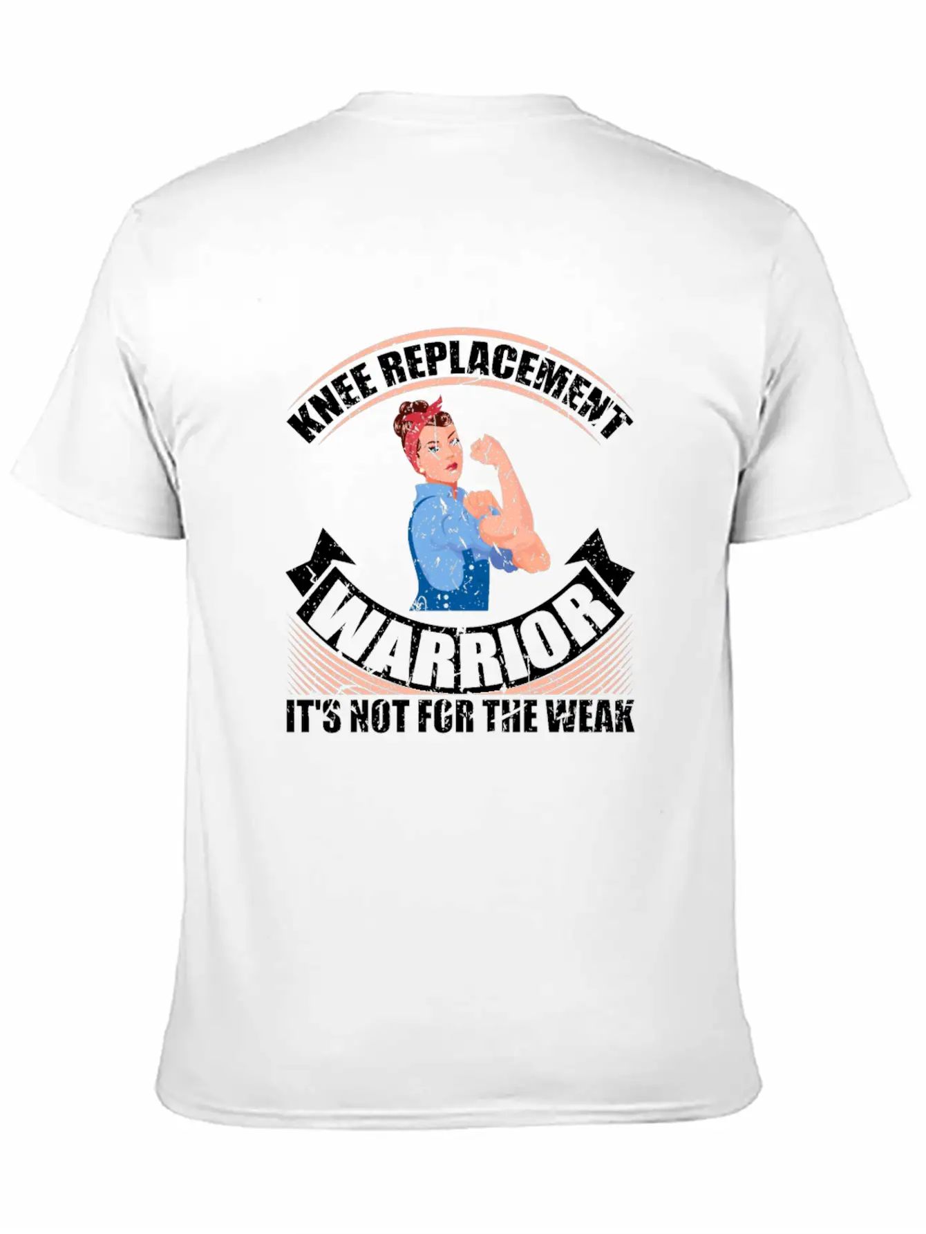 Knee Replacement Warrior Not For The Weak Recovery Casual Graphic T-Shirt – Simple And Comfortable Daily Wear
