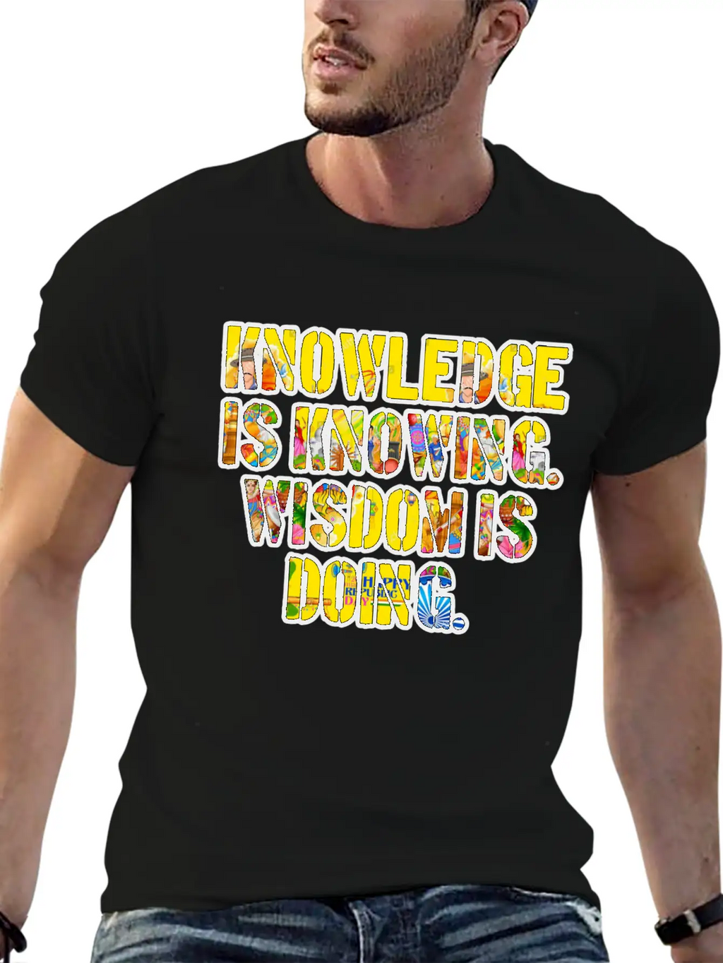 KnowledgeWisdom Unisex Casual T-Shirt – Clean Design For Daily Comfort