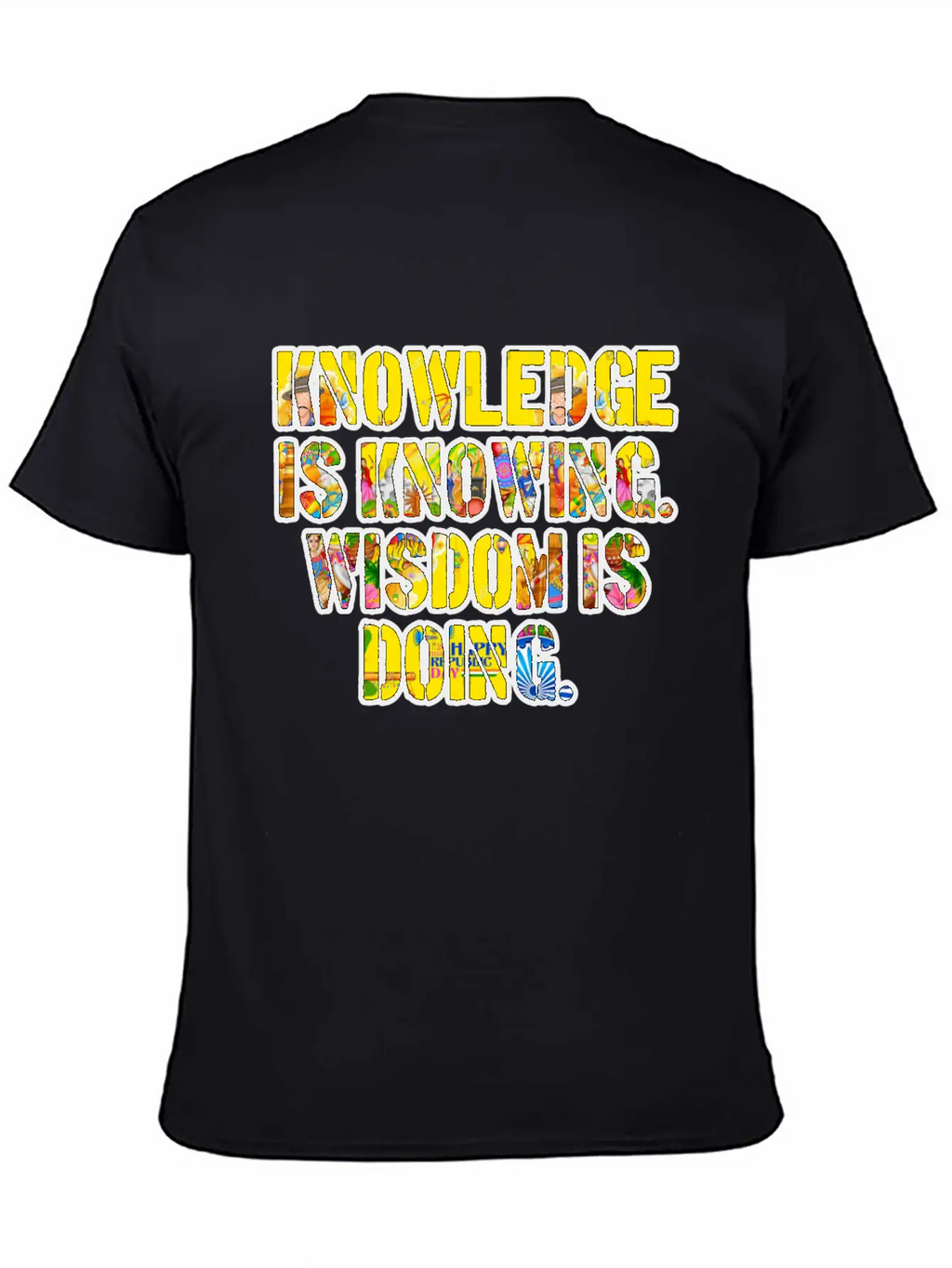 KnowledgeWisdom Unisex Casual T-Shirt – Clean Design For Daily Comfort