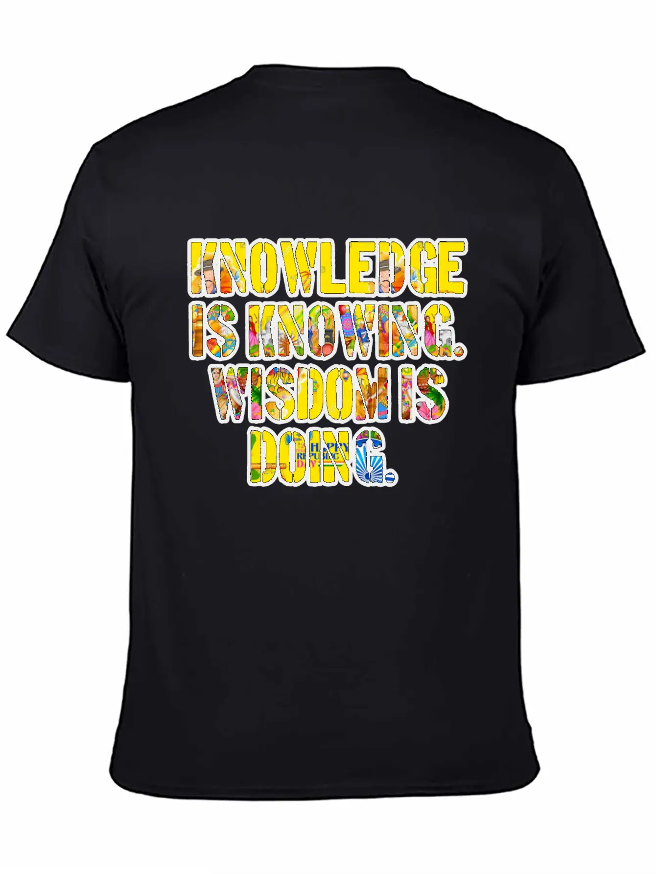 KnowledgeWisdom Unisex Casual T-Shirt – Clean Design For Daily Comfort