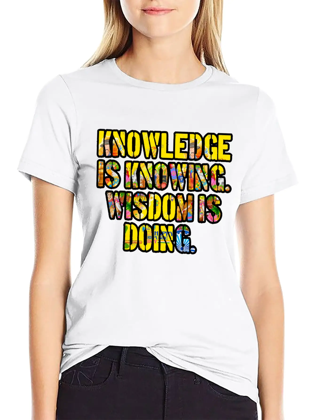 KnowledgeWisdom Unisex Casual T-Shirt – Clean Design For Daily Comfort