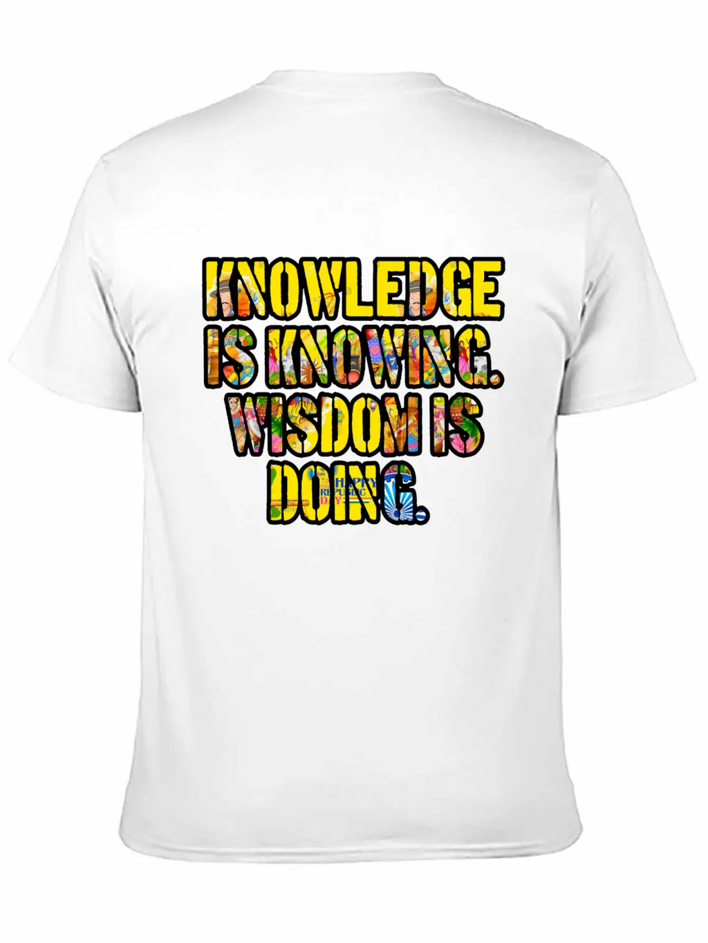 KnowledgeWisdom Unisex Casual T-Shirt – Clean Design For Daily Comfort