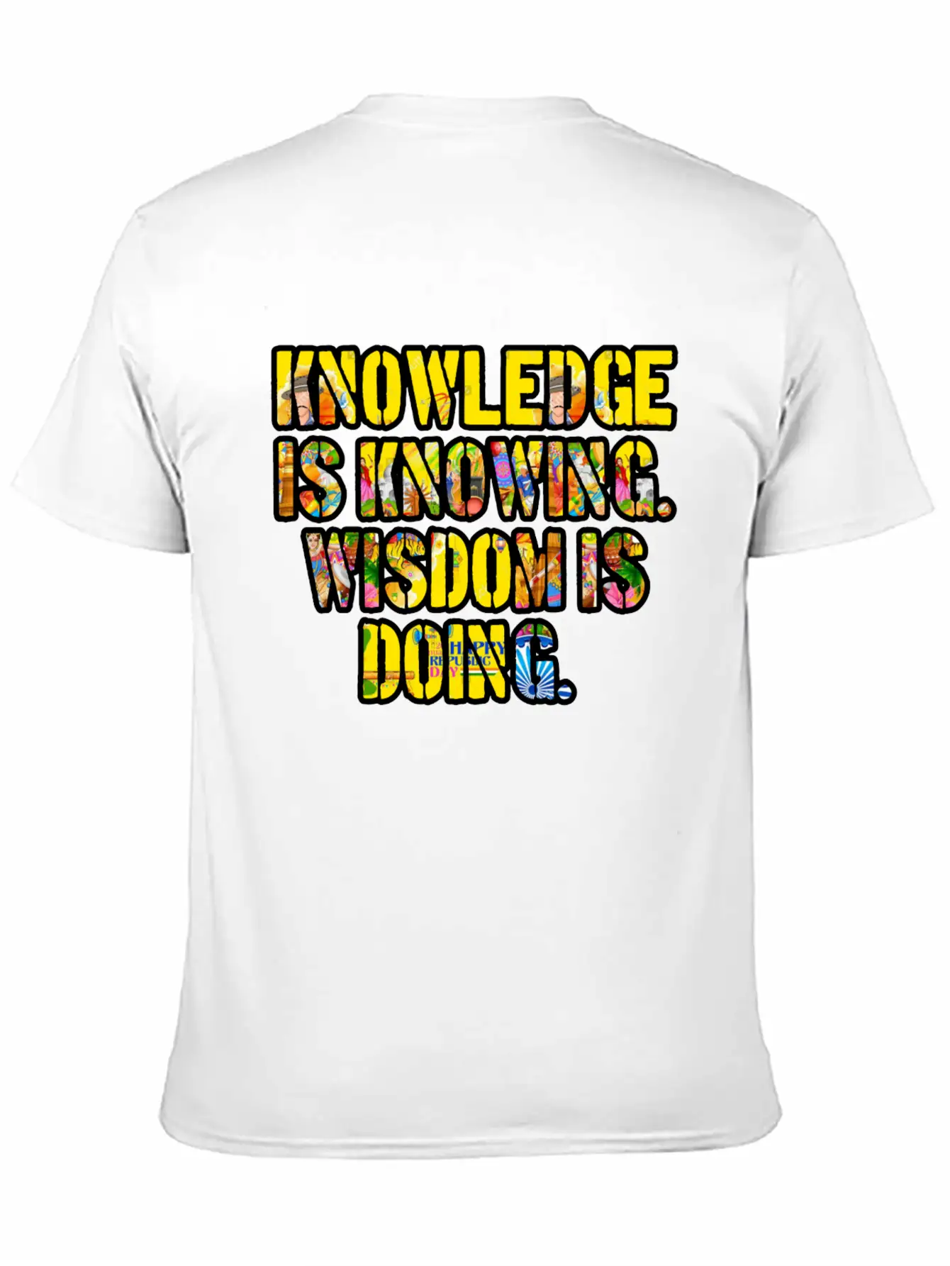 KnowledgeWisdom Unisex Casual T-Shirt – Clean Design For Daily Comfort