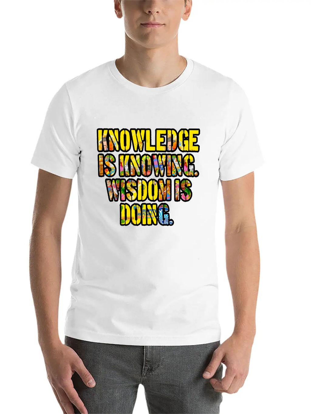 KnowledgeWisdom Unisex Casual T-Shirt – Clean Design For Daily Comfort