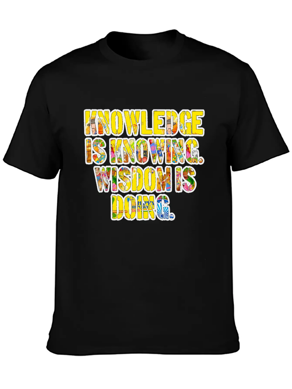 KnowledgeWisdom Unisex Casual T-Shirt – Clean Design For Daily Comfort