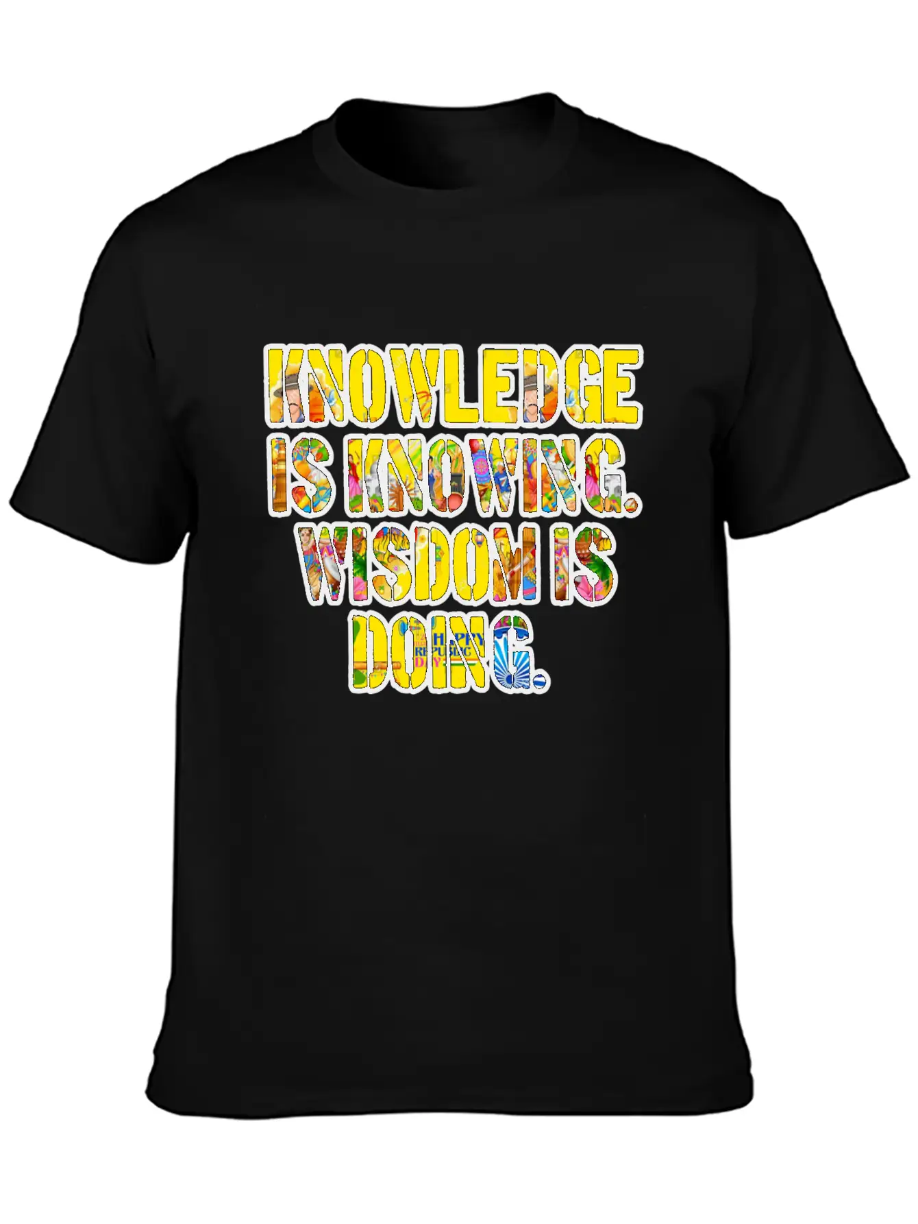 KnowledgeWisdom Unisex Casual T-Shirt – Clean Design For Daily Comfort