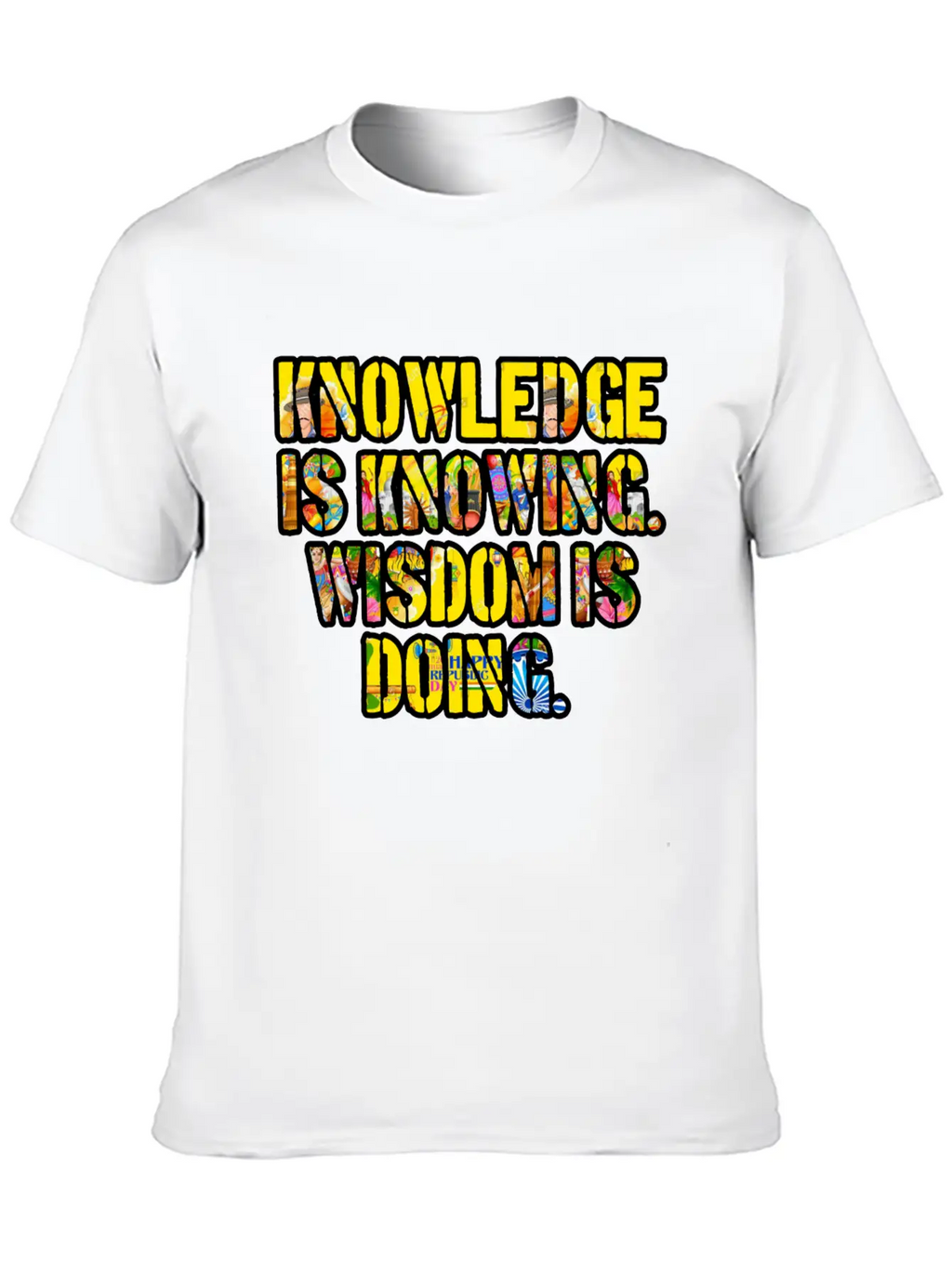 KnowledgeWisdom Unisex Casual T-Shirt – Clean Design For Daily Comfort