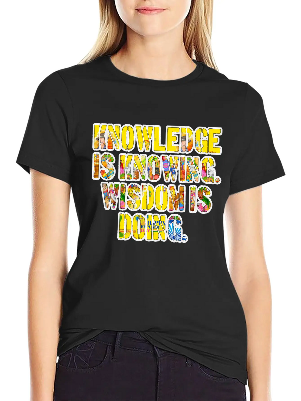 KnowledgeWisdom Unisex Casual T-Shirt – Clean Design For Daily Comfort