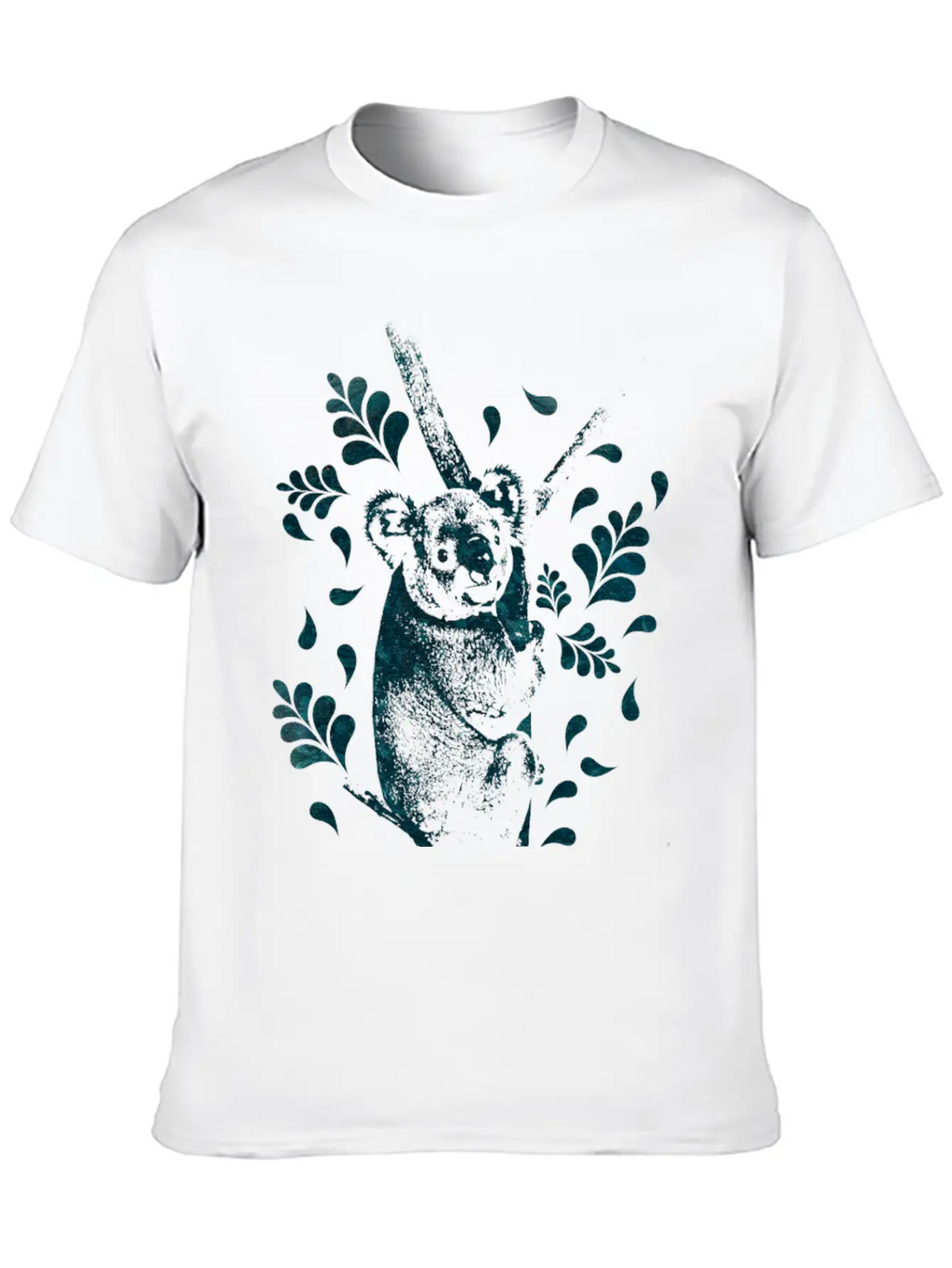 Koala Bear Digital Art Unisex Casual T-Shirt – Clean Design For Daily Comfort