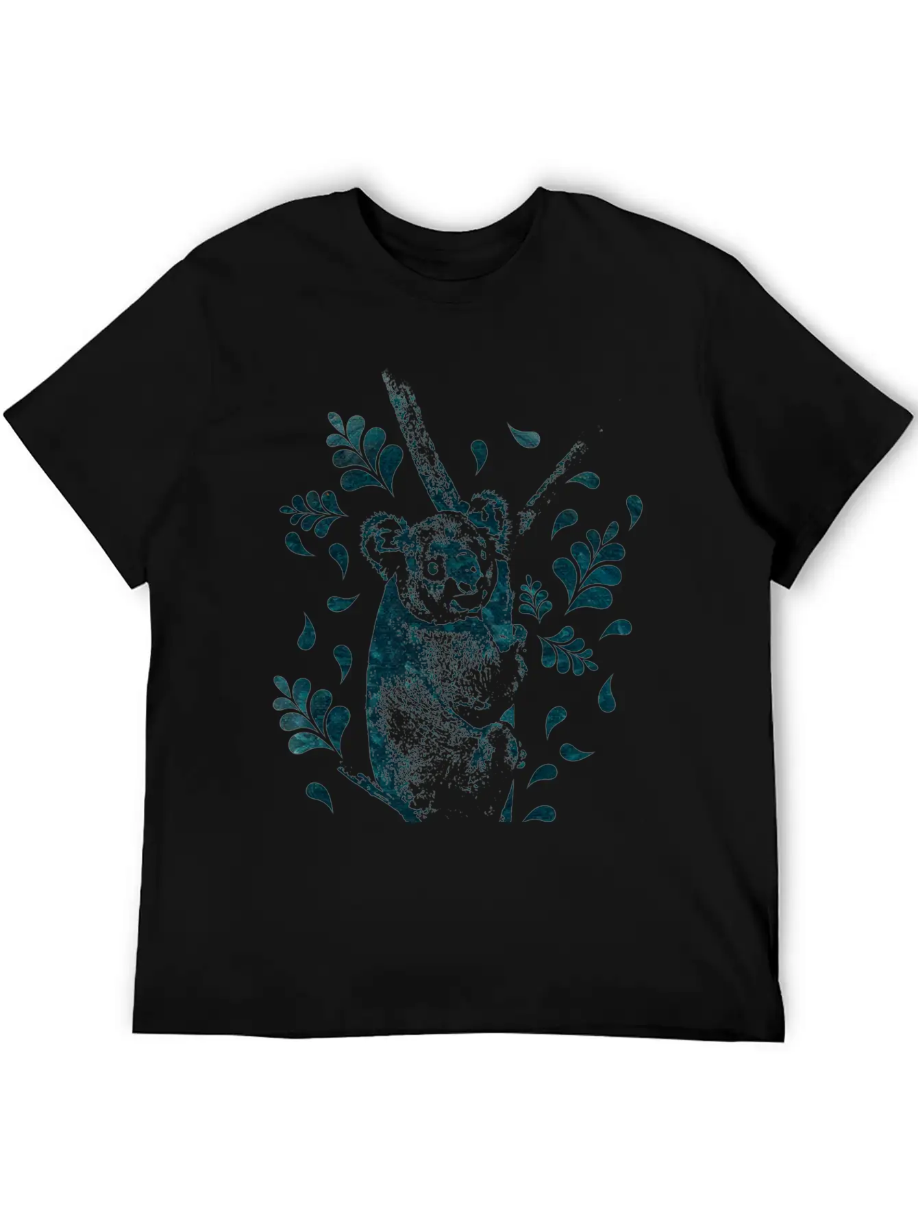Koala Bear Digital Art Unisex Casual T-Shirt – Clean Design For Daily Comfort