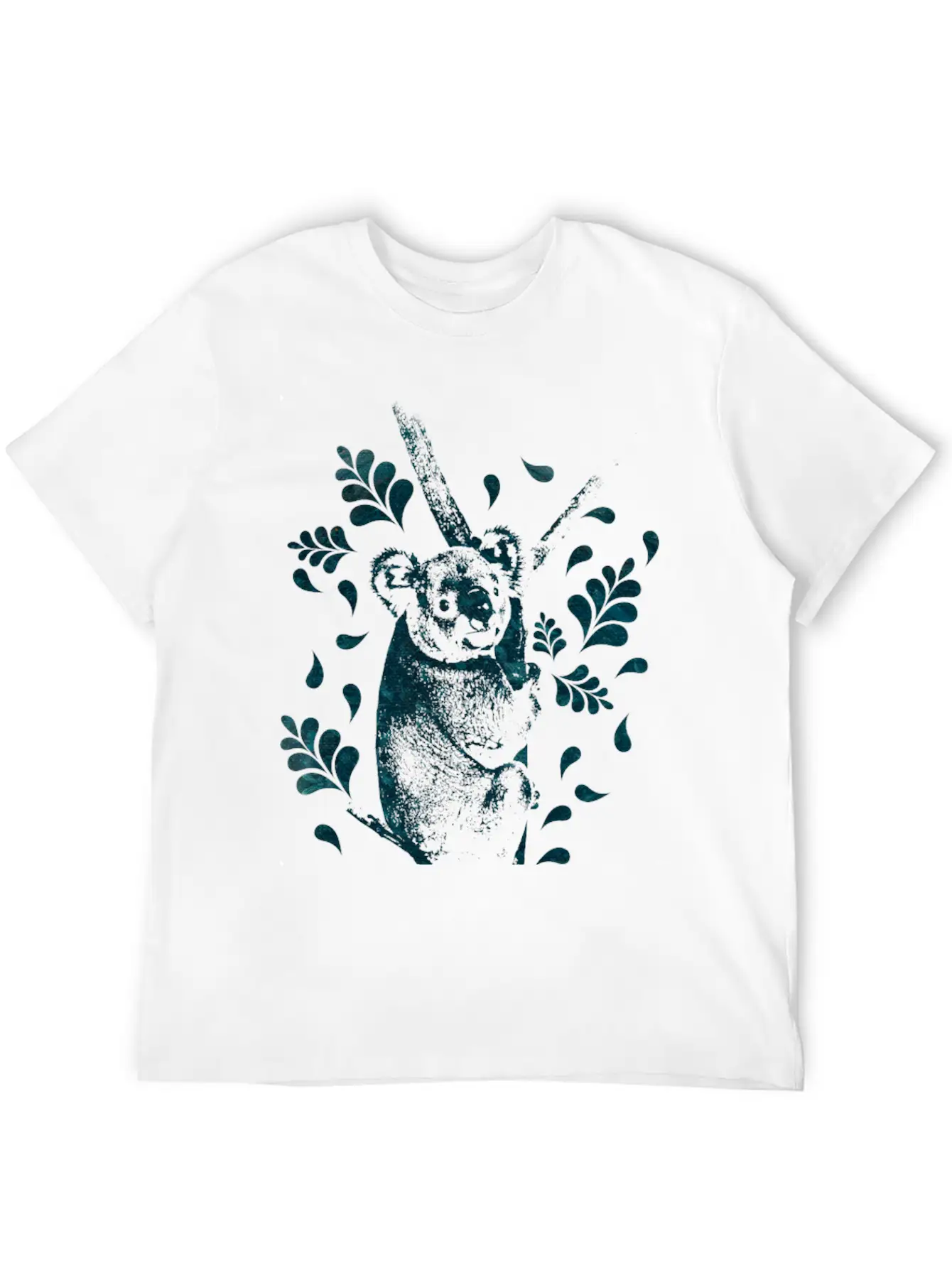 Koala Bear Digital Art Unisex Casual T-Shirt – Clean Design For Daily Comfort